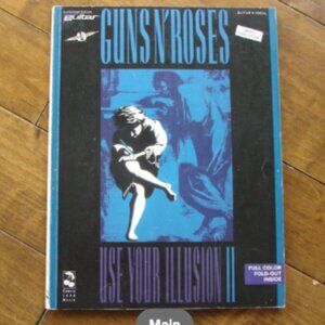 Guns N' Roses Use Your Illusion II Guitar Vocal Music Book Color Fold Out Poster